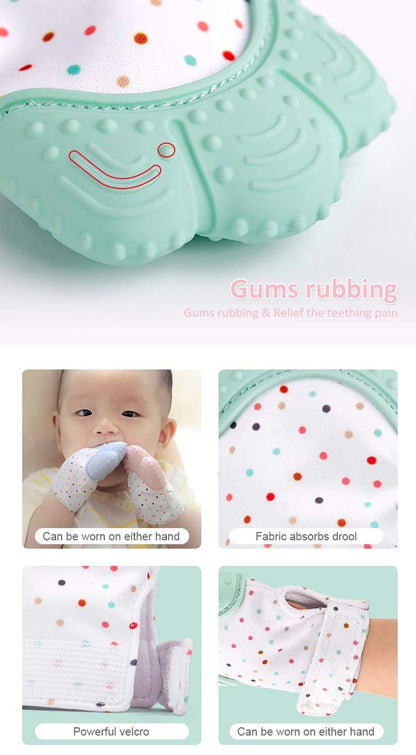 Baby Soft Teething Mitten Teether Glove (3-6Months)
