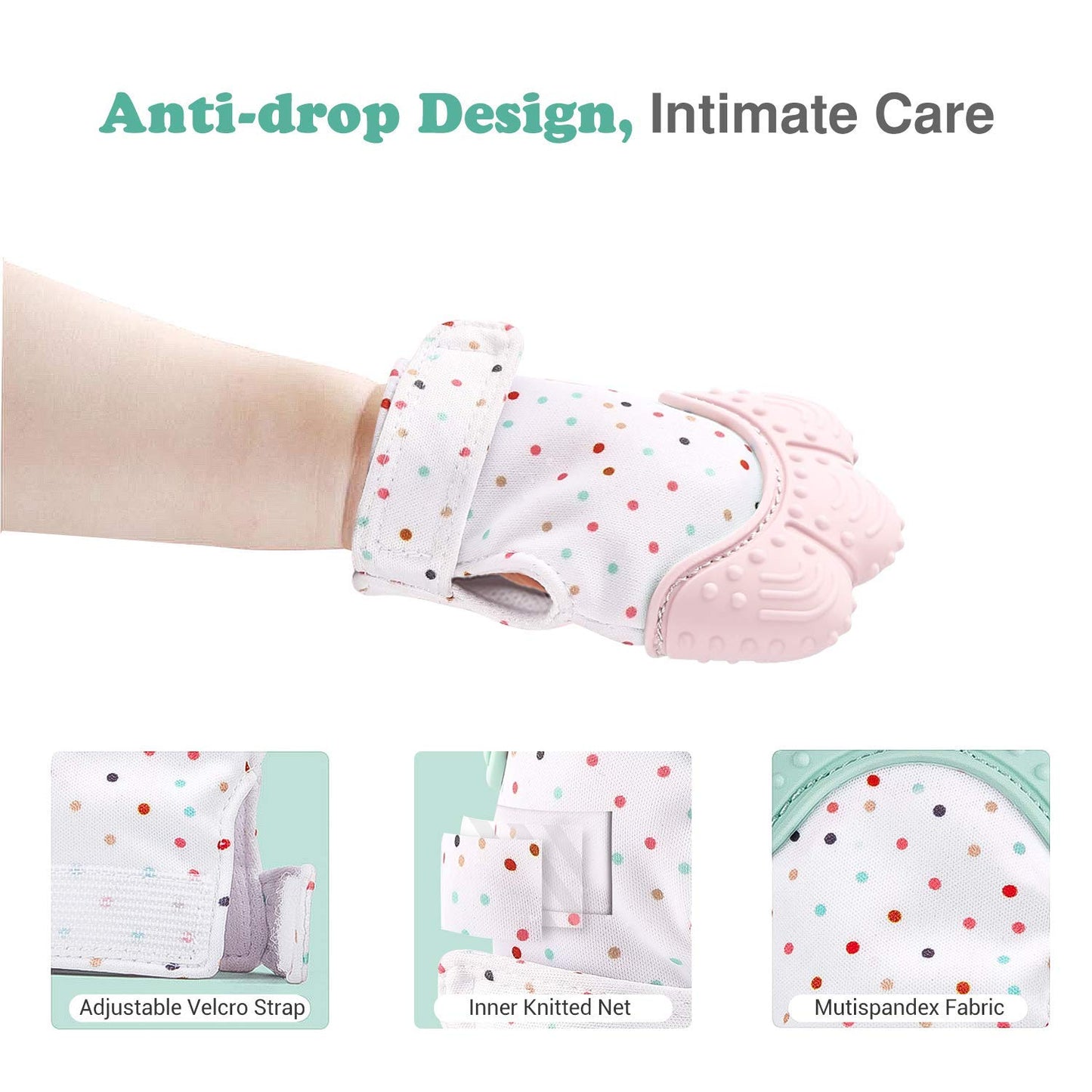 Baby Soft Teething Mitten Teether Glove (3-6Months)