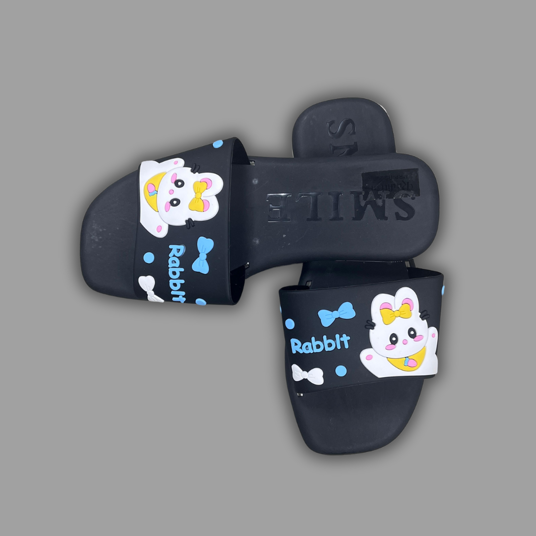 Rabbit Printed Slippers & Sliders for Girls