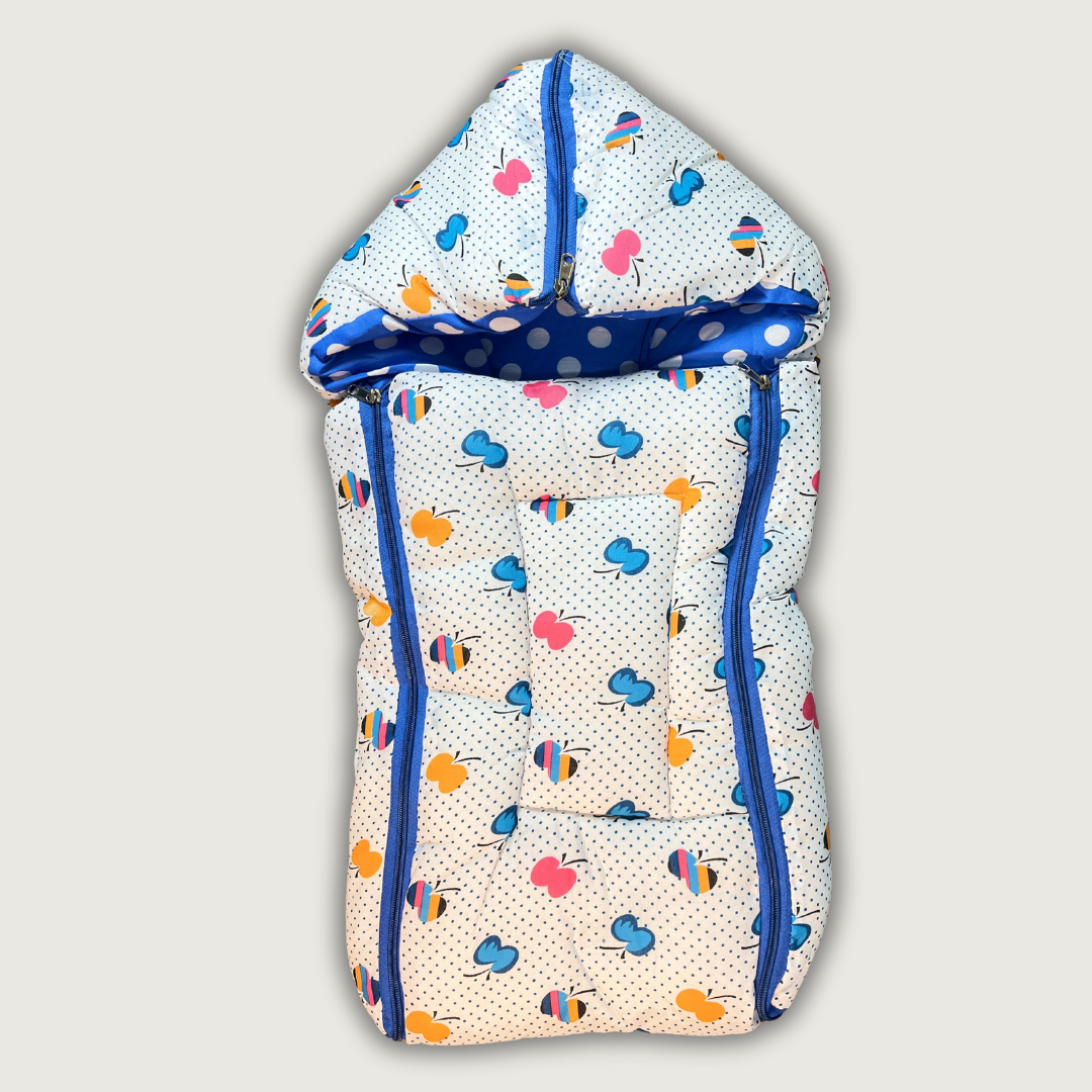 Baby Sleeping Bag and Mattress Bed (100% Cotton)