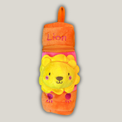 Baby Feeding Bottle Cover with Hold Strap and Zip (multicolor , 240 Ml)