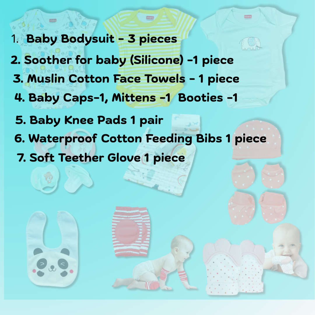 Ultimate Baby Essentials Combo – All-in-One Newborn Starter Pack