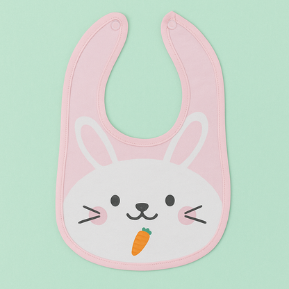 Baby Waterproof Cotton Feeding Bibs 0-15 Months (pack of 3)