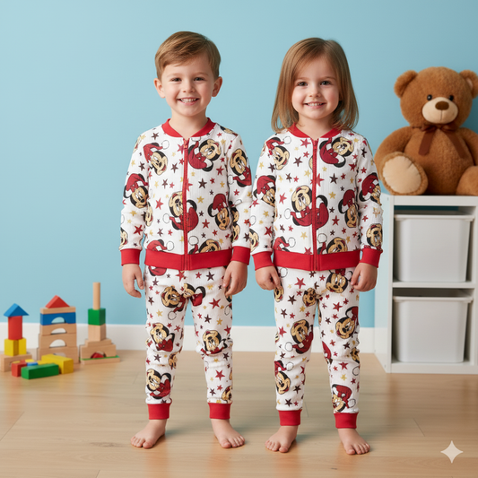 Mickey Christmas Night Suit for Kids